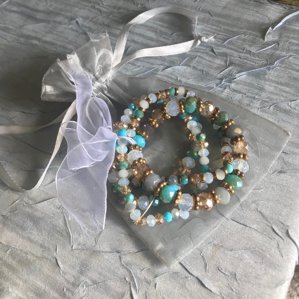 Mermaidcore beaded bracelets